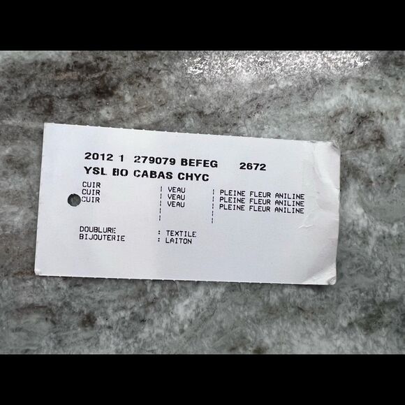 YSL color block cabas chyc handbag - Picture 16 of 16